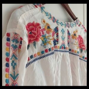 Johnny Was Ligia Cupra Blouse